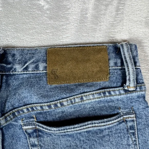 Todd Snyder Jeans Mens 28x32 (28x25) Blue Denim Straight Stretch 5 Pocket NYC